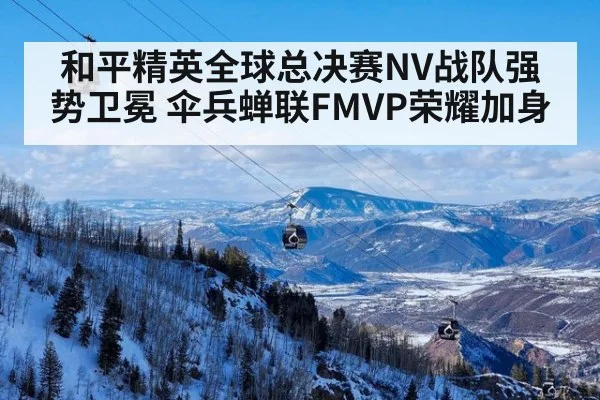 和平精英全球总决赛NV战队强势卫冕 伞兵蝉联FMVP荣耀加身